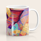 Colorful Distorted Squares Coffee Mug Gallery Image 1