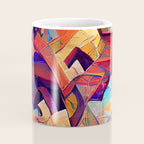 Colorful Distorted Squares Coffee Mug Gallery Image 4