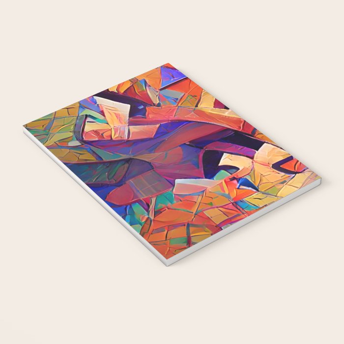 Colorful Distorted Squares Notebook Gallery Image 3