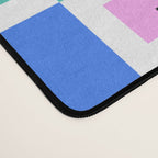 Colorful back to school checkered art pattern Desk Mat Gallery Image 4