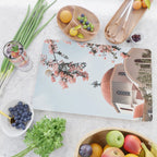 Summer In Greece Art Print | Pink Flowers Photo | Crete Island Holiday | Europe Travel Photography Cutting Board Gallery Image 2