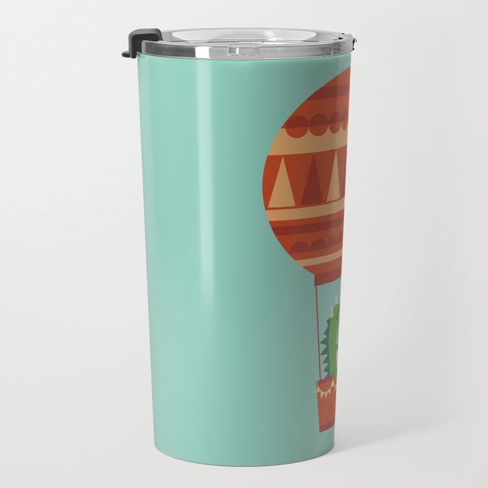 Dragon On Hot Air Balloon Travel Mug Gallery Image 3