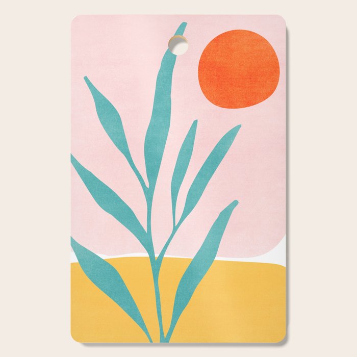 The Peaceful Place Abstract Landscape Cutting Board Gallery Image 1