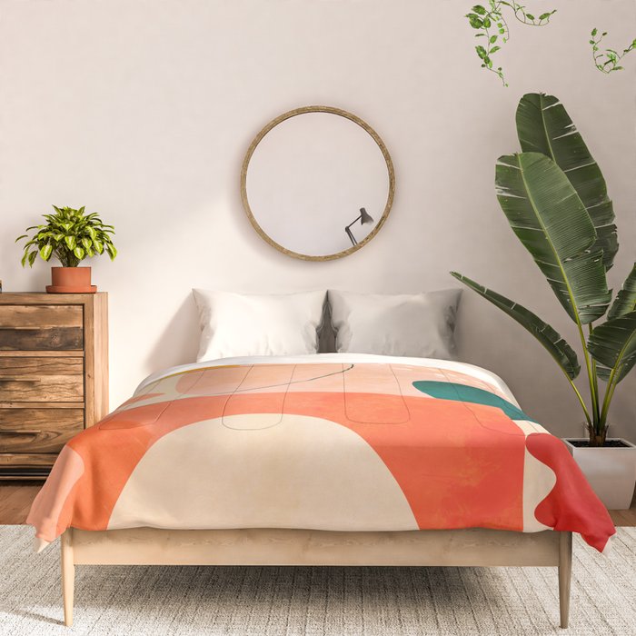modern art abstract shapes play 2 Comforter Gallery Image 3