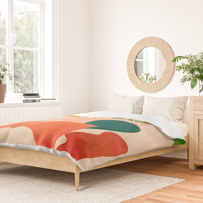 modern art abstract shapes play 2 Duvet Cover Gallery Image 2