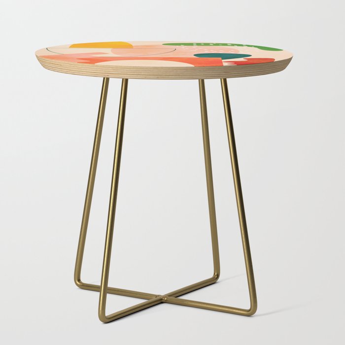 modern art abstract shapes play 2 Side Table Gallery Image 1