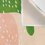 modern art abstract shapes play 2 Wall Tapestry Gallery Image 3
