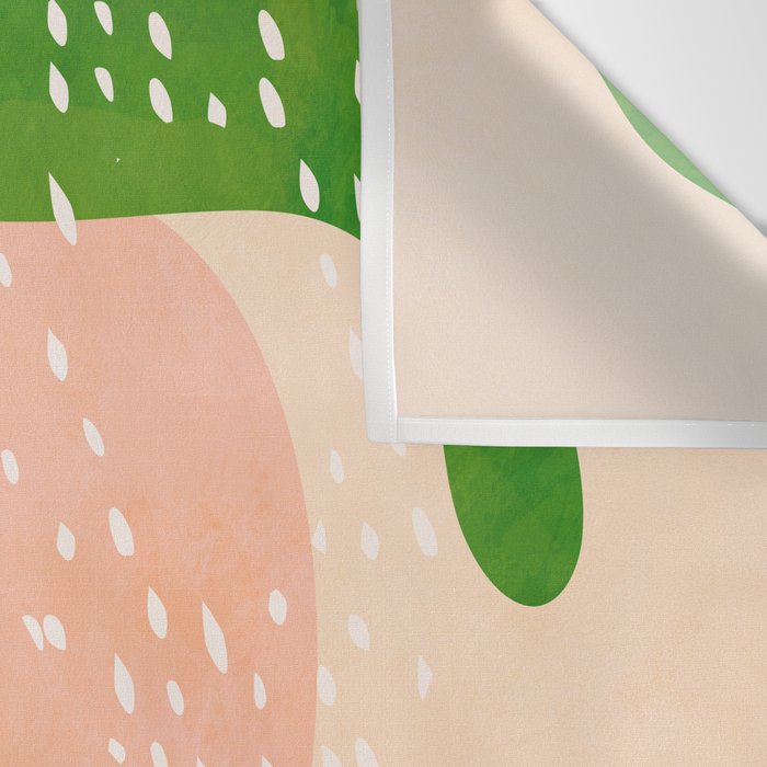 modern art abstract shapes play 2 Wall Tapestry Gallery Image 3
