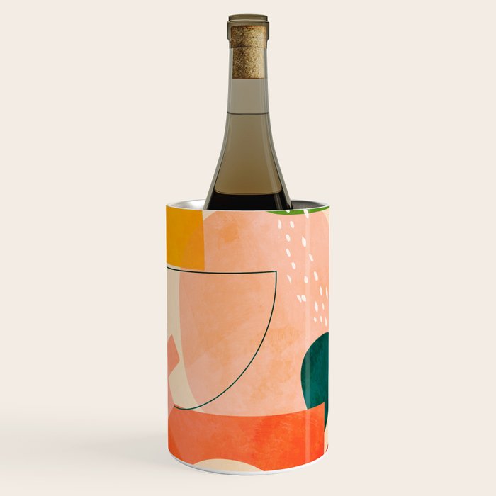 modern art abstract shapes play 2 Wine Chiller Gallery Image 1