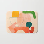 modern art abstract shapes play 2 Bath Mat Gallery Image 1