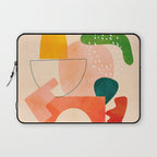 modern art abstract shapes play 2 Laptop Sleeve Gallery Image 1