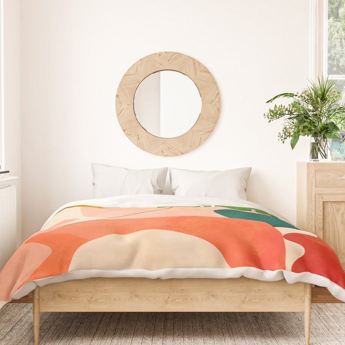 modern art abstract shapes play 2 Duvet Cover Gallery Image 3