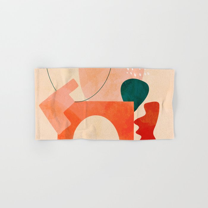 modern art abstract shapes play 2 Bath Towel Gallery Image 1