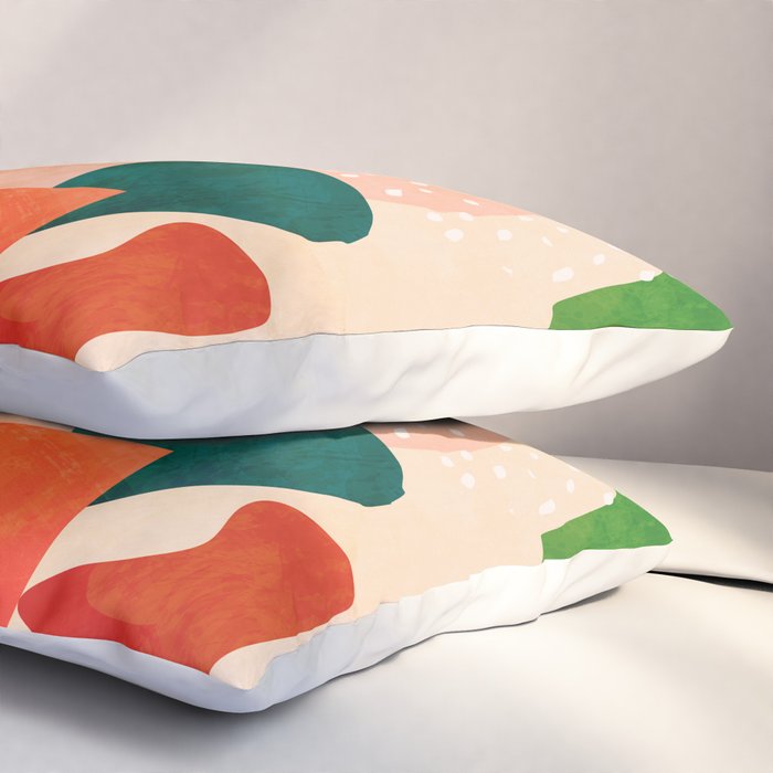 modern art abstract shapes play 2 Pillow Sham Gallery Image 3