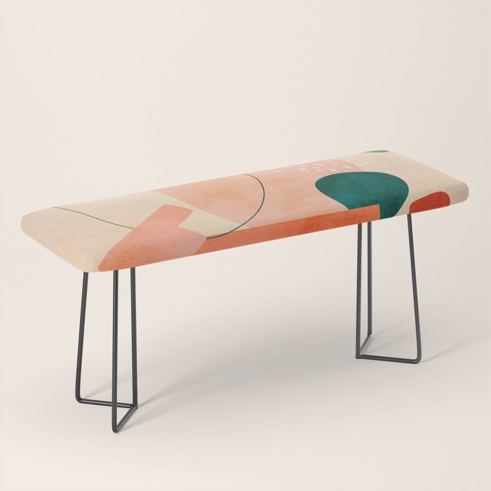 modern art abstract shapes play 2 Bench Gallery Image 1