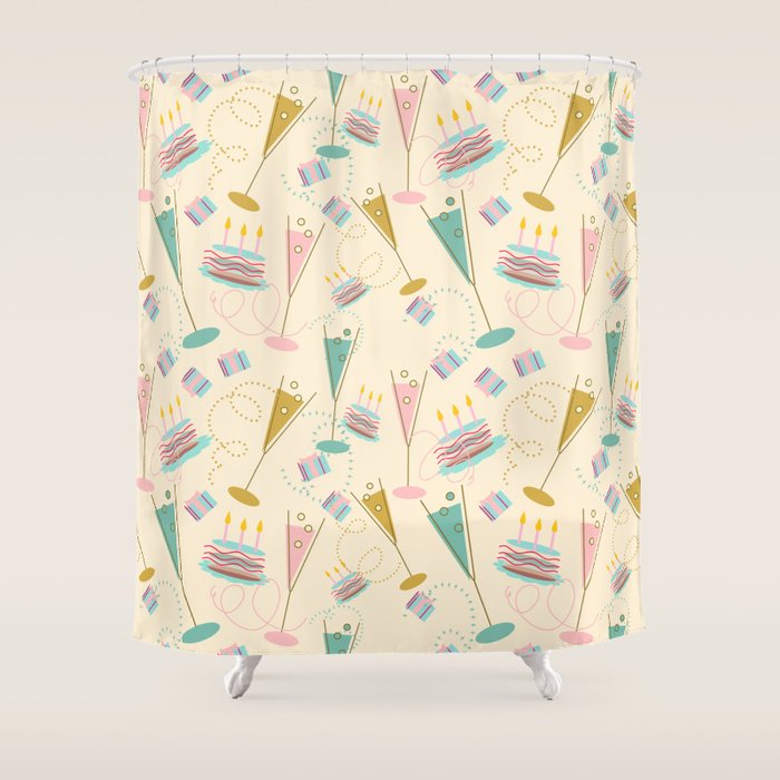 Cin Cin - Happy Party Shower Curtain Gallery Image 1
