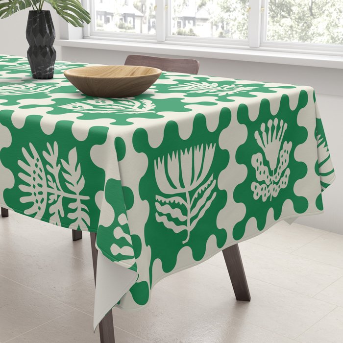 FOLKFLOWER FOREST Tablecloth Gallery Image 3