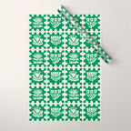 FOLKFLOWER FOREST Wrapping Paper Gallery Image 1