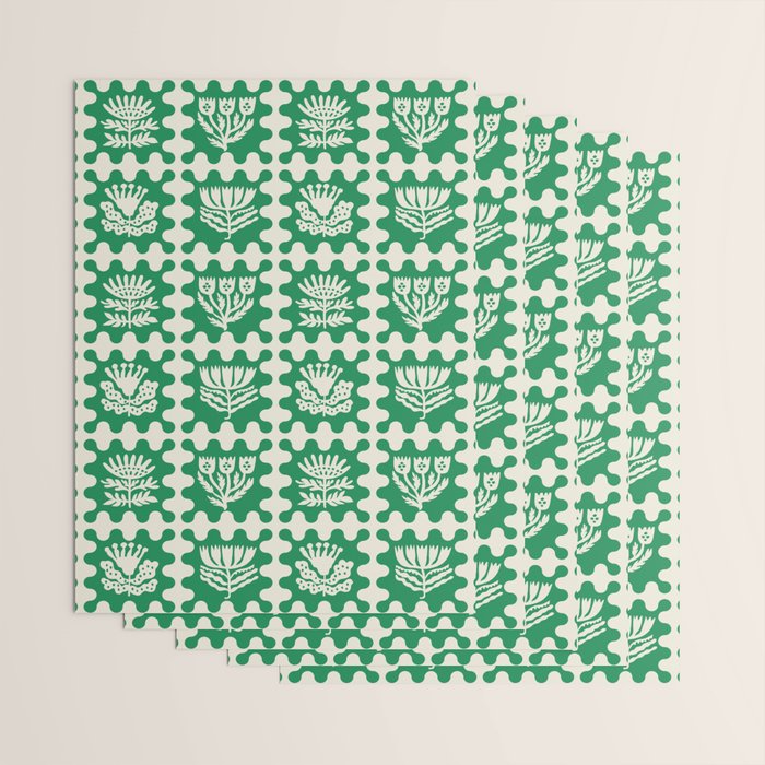 FOLKFLOWER FOREST Wrapping Paper Gallery Image 3