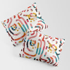 Graffiti Art Life in the Jungle with Symbols of Energy Pillow Sham Gallery Image 3