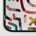Graffiti Art Life in the Jungle with Symbols of Energy Laptop Sleeve Gallery Image 3