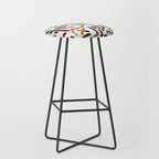 Graffiti Art Life in the Jungle with Symbols of Energy Stool Gallery Image 1