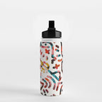 Graffiti Art Life in the Jungle with Symbols of Energy Water Bottle Gallery Image 2