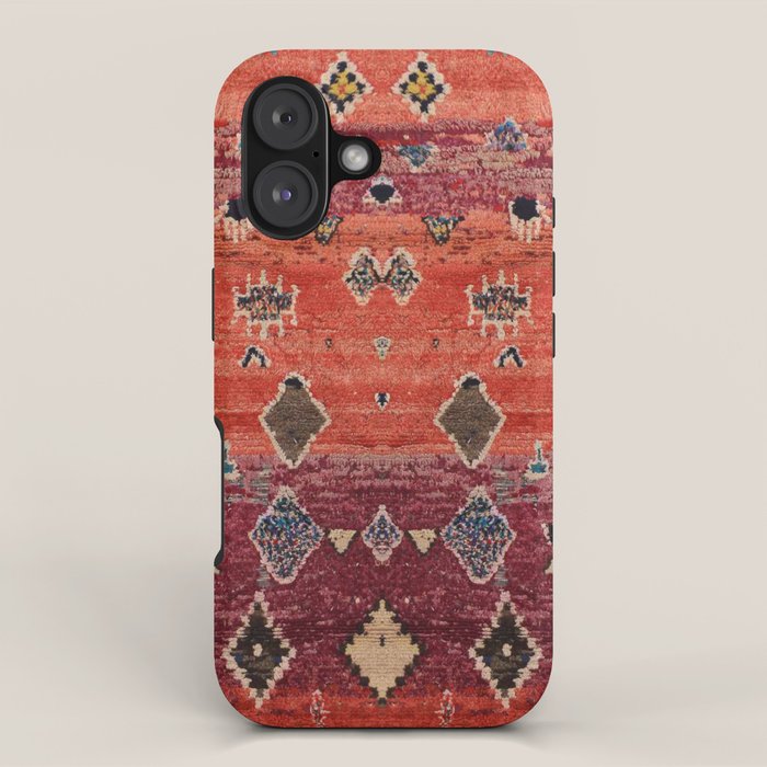 Traditional Oriental Moroccan Rug Design iPhone Case Gallery Image 1