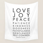 Fruits of the Spirit, Galatians 5:22-23 Wall Tapestry Gallery Image 4