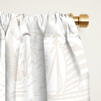 Coastal Daydreams Ivory Ocean Collage Pattern Window Curtain Gallery Image 2