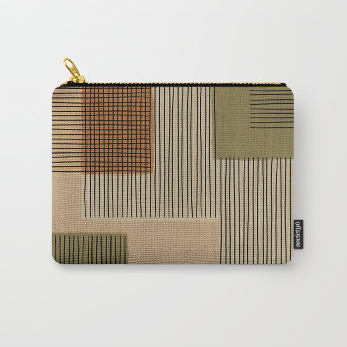 Geo Patchwork #1 Carry All Pouch Gallery Image 1