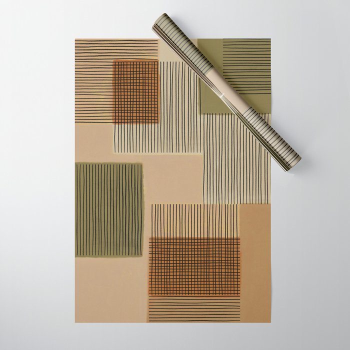 Geo Patchwork #1 Wrapping Paper Gallery Image 1