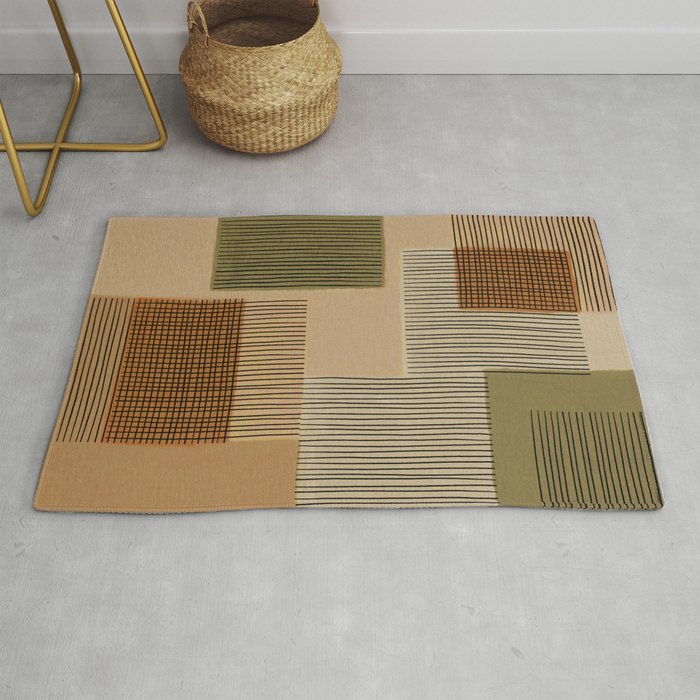 Geo Patchwork #1 Rug Gallery Image 1