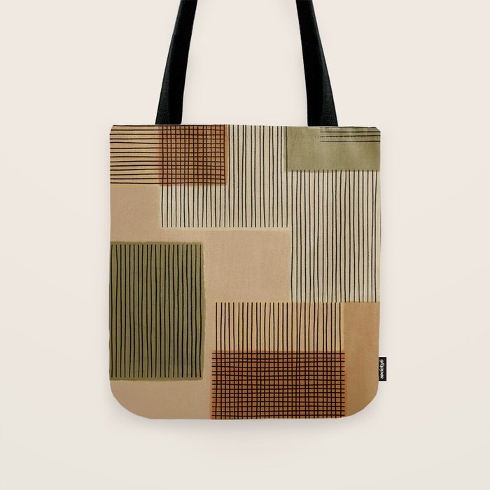 Geo Patchwork #1 Tote Bag Gallery Image 1