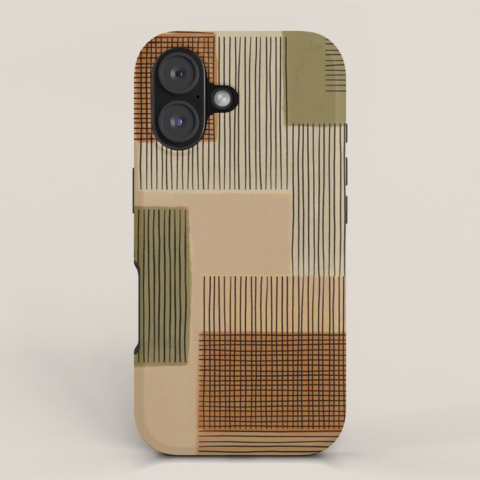 Geo Patchwork #1 iPhone Case Gallery Image 1