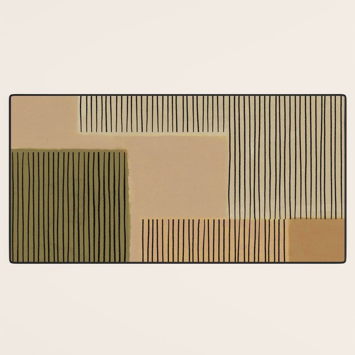 Geo Patchwork #1 Desk Mat Gallery Image 3