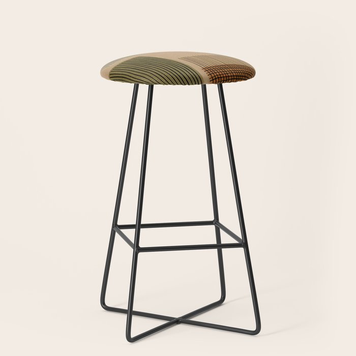 Geo Patchwork #1 Stool Gallery Image 1