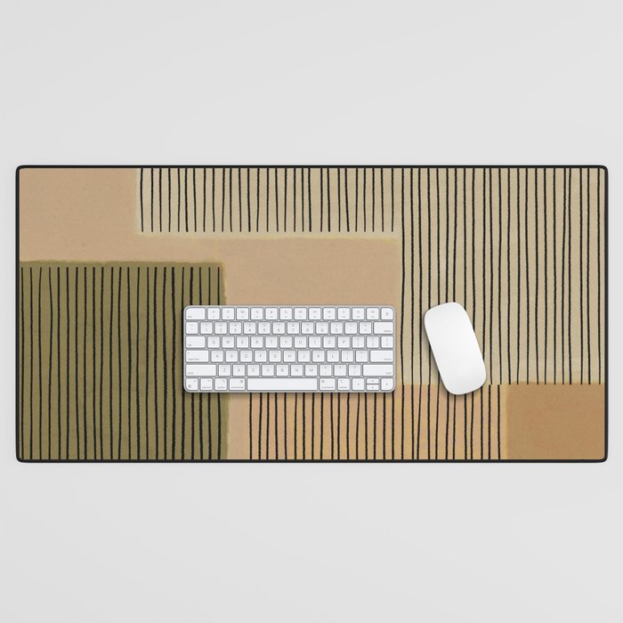 Geo Patchwork #1 Desk Mat Gallery Image 1