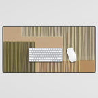 Geo Patchwork #1 Desk Mat Gallery Image 1