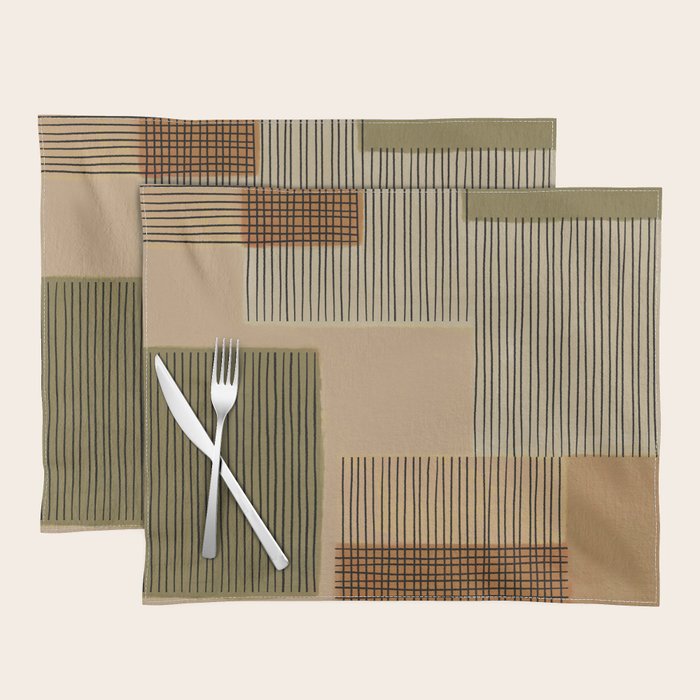 Geo Patchwork #1 Placemat Gallery Image 1