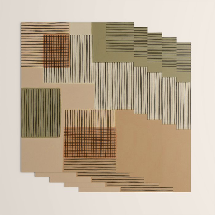 Geo Patchwork #1 Wrapping Paper Gallery Image 3