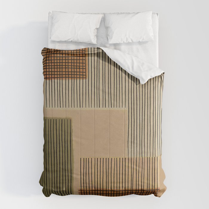Geo Patchwork #1 Comforter Gallery Image 1