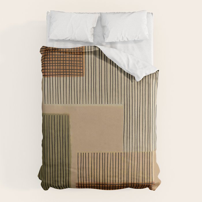 Geo Patchwork #1 Duvet Cover Gallery Image 6
