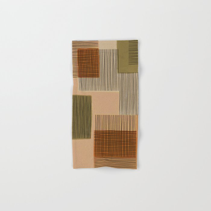 Geo Patchwork #1 Bath Towel Gallery Image 1
