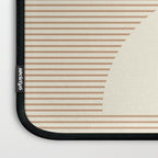 Geometric lines in Shades of Coffee and Latte 4 (Sunrise and Sunset) Laptop Sleeve Gallery Image 3