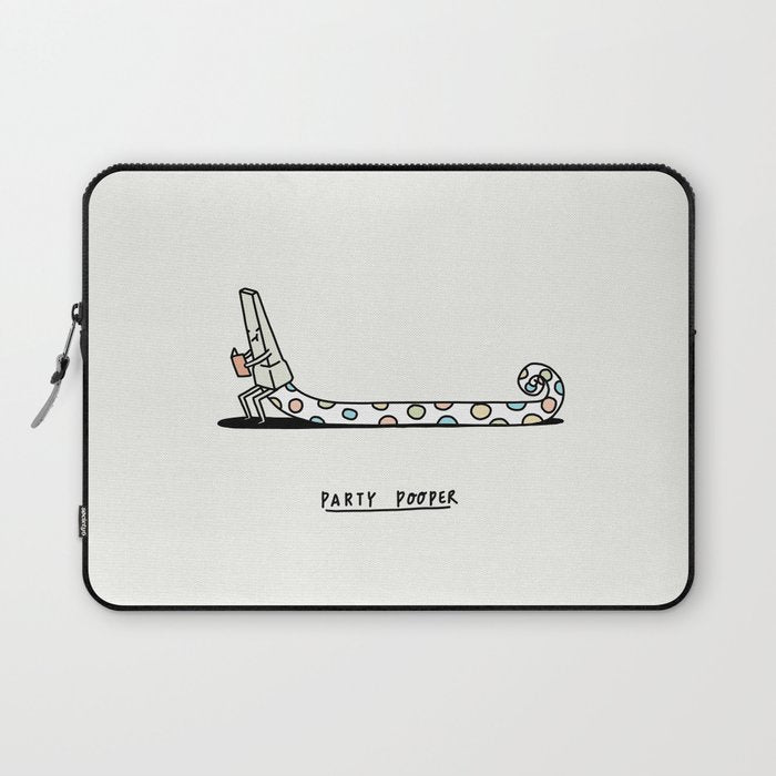 Party Pooper Laptop Sleeve Gallery Image 1
