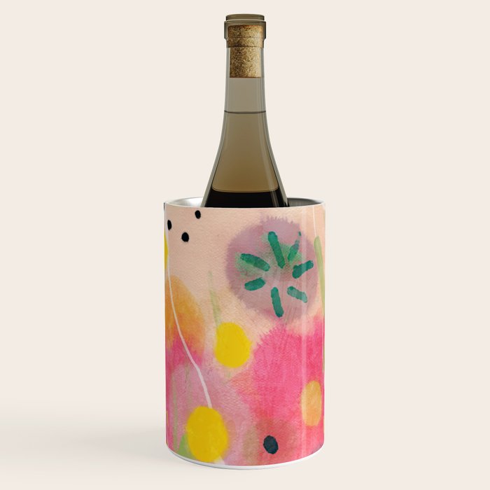 floral power abstract Wine Chiller Gallery Image 1
