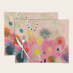 floral power abstract Placemat Gallery Image 1
