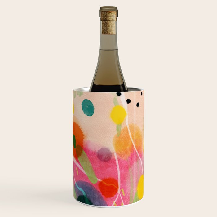 floral power abstract Wine Chiller Gallery Image 2