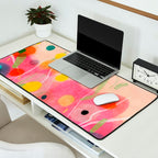 floral power abstract Desk Mat Gallery Image 2